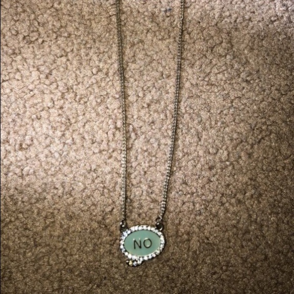 GUESS “No” Necklace